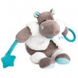 Accueil Babynat Doudou Babynat Hippopotame Bleu Activité - Bazile