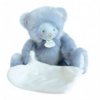 Accueil Doudou et Compagnie Doudou Doudou et compagnie Ours Bleu avec mouchoir pantin - Trop Mimi