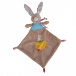 Accueil Nicotoy Doudou Nicotoy Lapin Jaune Losange 43 cm Plat - Twiny