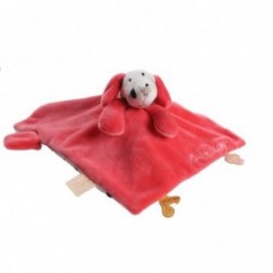 Accueil Noukies Doudou Noukies Chien Rose Plat - Amy et Zoe