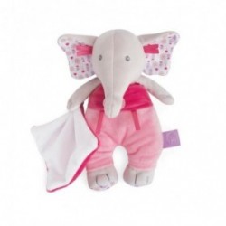 Accueil Babynat Doudou Babynat Elephant Rose Pantin - Edgar & Eglantine