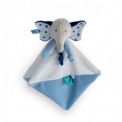 Accueil Babynat Doudou Babynat Elephant Bleu Plat - Edgar & Eglantine