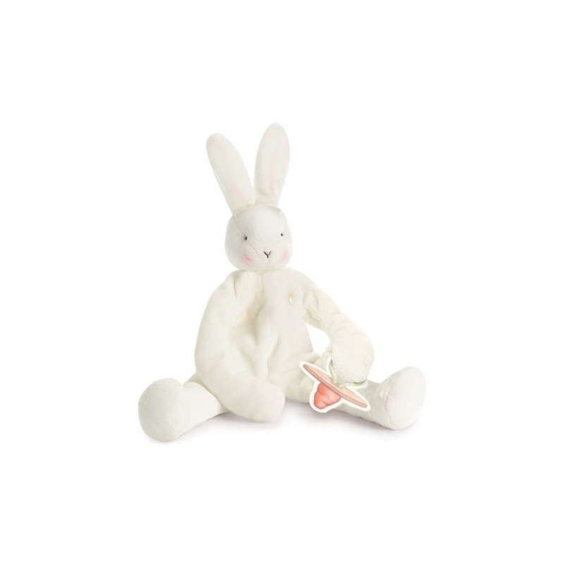 Accueil Z'autres marques Doudou Bunnies by The Bay Lapin Blanc Attache tétine -