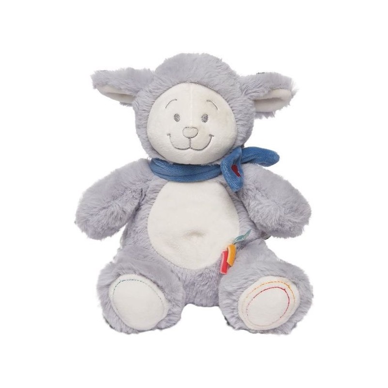 Accueil Noukies Doudou Noukies Mouton Bleu Medium Pantin - Guss