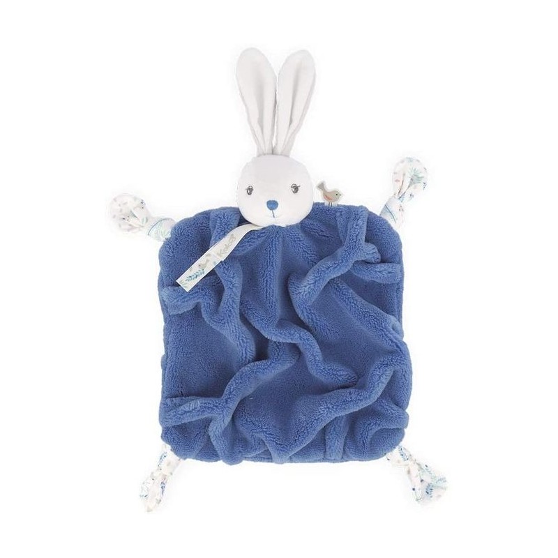 Accueil Kaloo Doudou Kaloo Lapin Bleu Plat - Plume