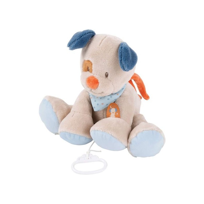 Accueil Nattou Doudou Nattou Chien Beige 21 cm Musical - Jim & Bob