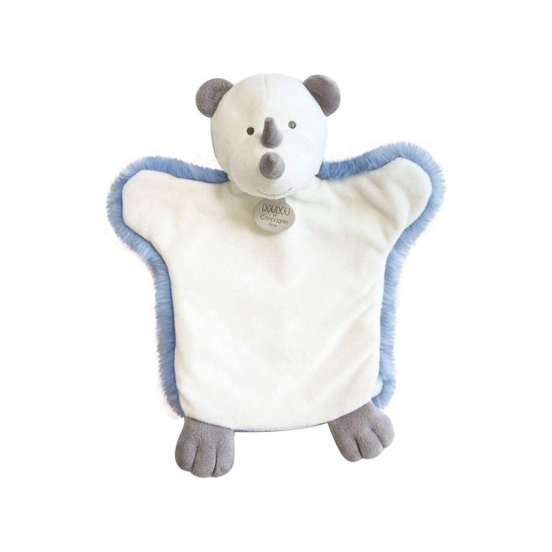 Accueil Doudou et Compagnie Doudou Doudou et compagnie Rhinocéros Bleu marionnette - Autour du Monde