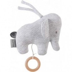 Accueil Nattou Doudou Nattou Elephant Gris Jacquard 22 cm Musical - Tembo