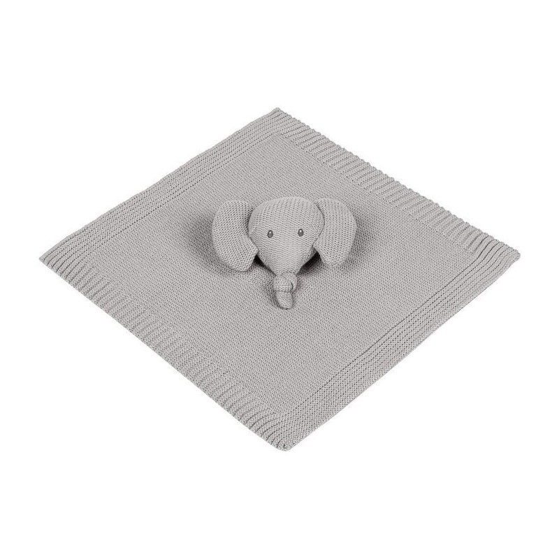 Accueil Nattou Doudou Nattou Elephant Gris Tricot Plat - Tembo