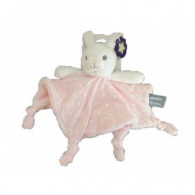 Accueil Orchestra Doudou Orchestra Lapin Rose et Blanc Luminescent Plat -
