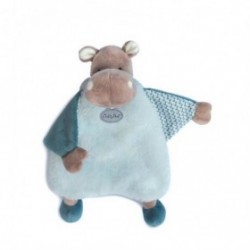 Accueil Babynat Doudou Babynat Hippopotame Bleu Plat - Bazile