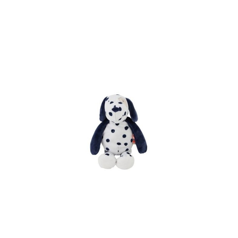 Accueil Noukies Doudou Noukies Chien Blanc Pois Bleu Taille S Pantin - Aston & Jack