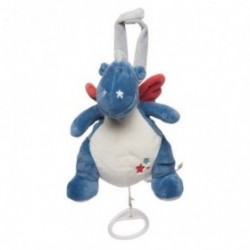 Accueil Noukies Doudou Noukies Dragon Bleu Musical - Victor