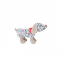 Accueil Noukies Doudou Noukies Chien Blanc Taille M pantin - Amy & Zoe