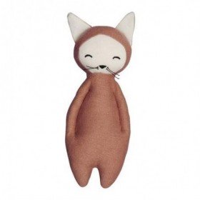 Accueil Fabelab Doudou Fabelab Renard Marron hochet