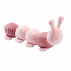 Accueil Nattou Doudou nattou Chenille rose pantin - 26 x 8 x 8 cm Lapidou