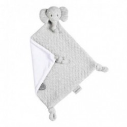 Accueil Nattou Doudou Nattou Tembo Elephant Gris jacquard Plat - 28 x 28 x 7 cm Lapidou