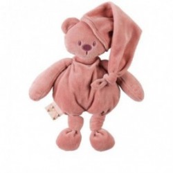 Accueil Nattou Doudou Nattou Ours Rose vieux 100% recyclé Pantin - 27 x 36 x 5 cm Lapidou