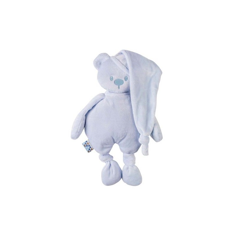 Accueil Nattou Doudou Nattou Ours Bleu clair 100% recycle Pantin - 27 x 36 x 5 cm Lapidou