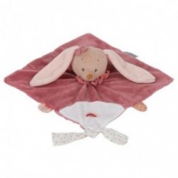 Accueil Nattou Doudou Nattou Lapin Rose Plat - 27 x 27 x 5 cm Sacha & Pauline