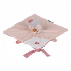 Accueil Nattou Doudou Nattou Pingouin Rose Plat - 27 x 27 x 5 cm Sacha & Pauline