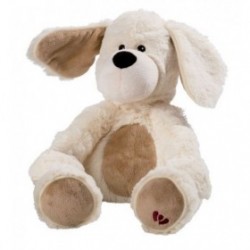 Accueil Z'autres marques Doudou Breba Chien Blanc rechauffe moi au micro ondes Pantin - 35 cm Warmies