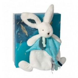 Accueil Doudou et Compagnie Doudou Doudou et Compagnie Lapin Bleu Pantin - 25 cm Happy