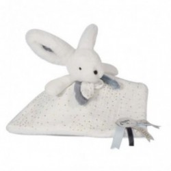 Accueil Doudou et Compagnie Doudou et compagnie Lapin Blanc Glossy Plat - 25 cm Happy