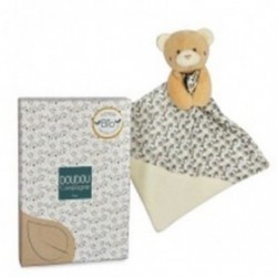 Accueil Doudou et Compagnie Doudou Doudou et Compagnie ours Beige et blanc Bio Plat - 20 cm Pollen l'abeille