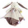 Accueil Babynat Doudou babynat Lapin Gris plat - 22 cm Les layettes