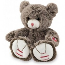 Accueil Kaloo Doudou Kaloo Ours Marron PM Cacao Pantin - 22 cm Rouge Kaloo