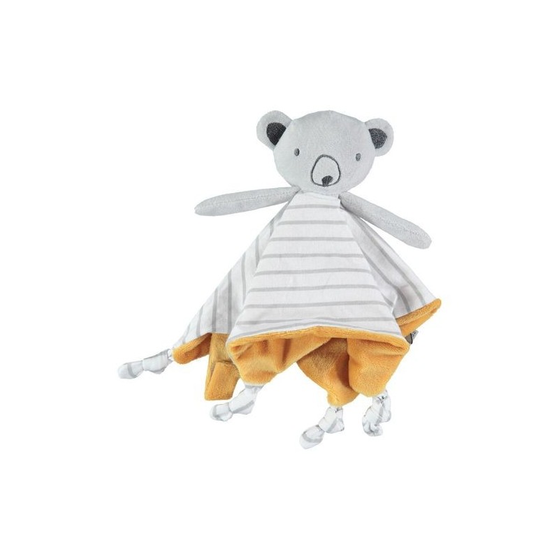 Accueil Z'autres marques Doudou Premaman Ours Gris rayure Plat - 25 cm