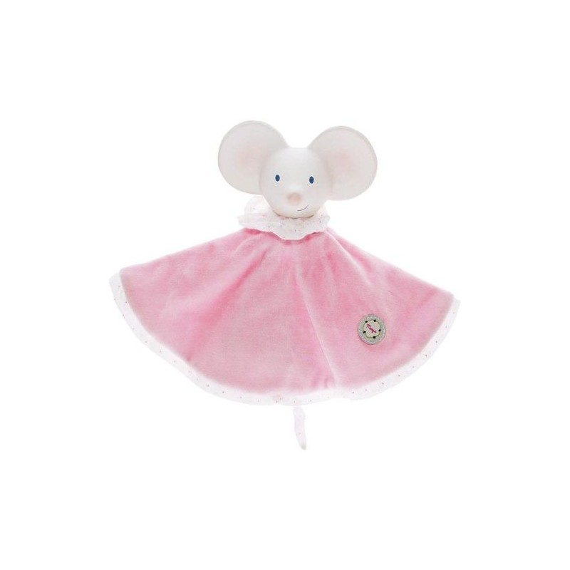 Accueil Z'autres marques Doudou DAM Souris Rose Plat - 26 x 26 cm Meiya et Alvin