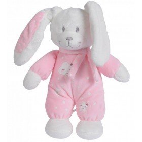 Accueil Nicotoy Doudou Nicotoy lapin Rose Boone Glow luminescent