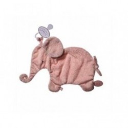 Accueil Dimpel doudou Dimpel Elephant Rose Pale Oscar Attache Tetine