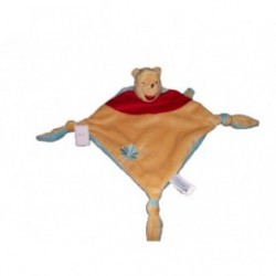 Accueil Disney doudou Disney Ours Jaune fleur bleu 3 noeuds Winnie l'ourson Plat