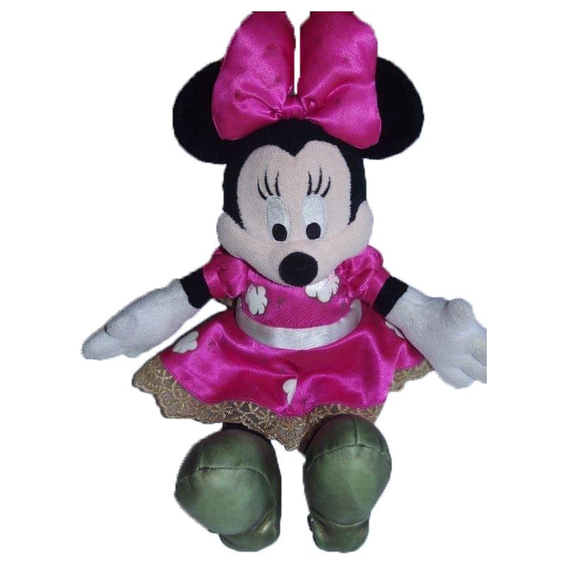 Accueil Disney doudou Disney Personnage Rose robe nuage blanc Minnie Pantin