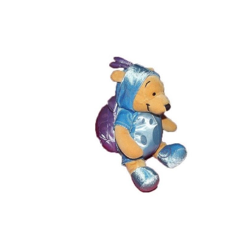 Accueil Disney doudou Disney Personnage Bleu deguisé en escargot violet 20cms Winnie l'ourson Pantin