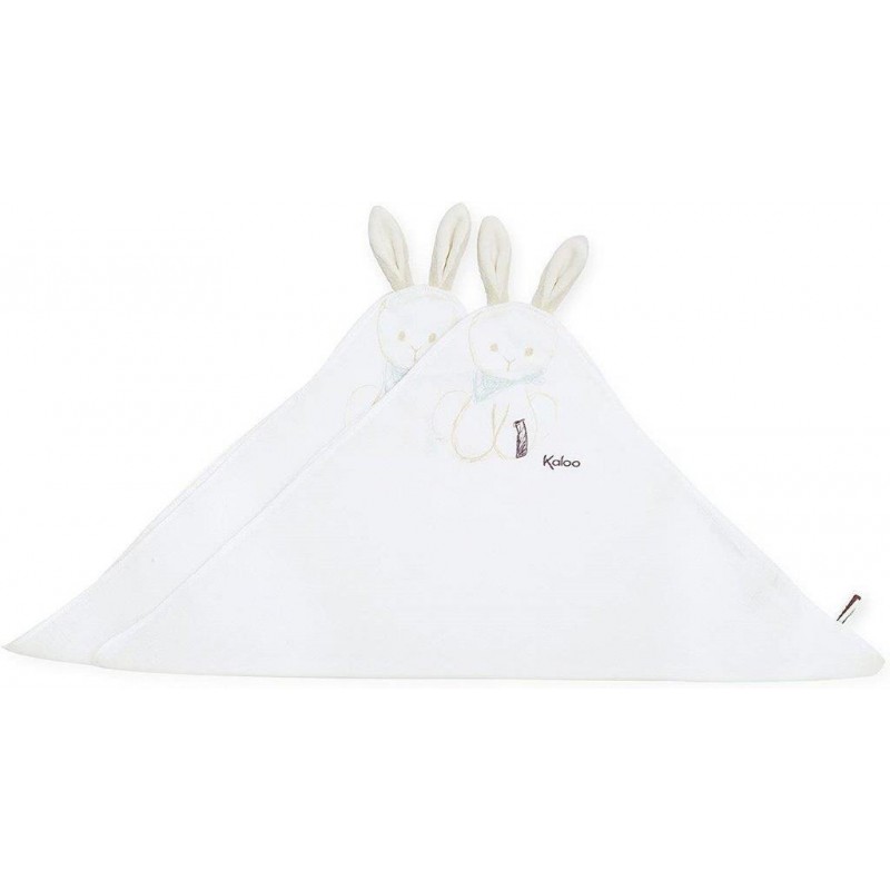 Accueil Kaloo Doudou Kaloo Lapin Beige Coffret 2 langes - Les Amis Babies