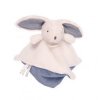 Accueil Babynat doudou Babynat Lapin Blanc et Bleu Celeste Les Flocons Plat