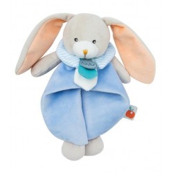 Accueil Babynat Doudou Babynat Lapin Bleu Pantin - Pom