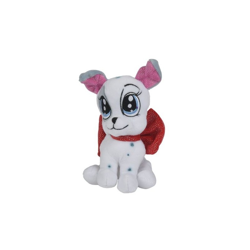 Accueil Disney doudou Disney Chien Blanc Dalmatien Nœud Rouge 25cms Glamour Pantin