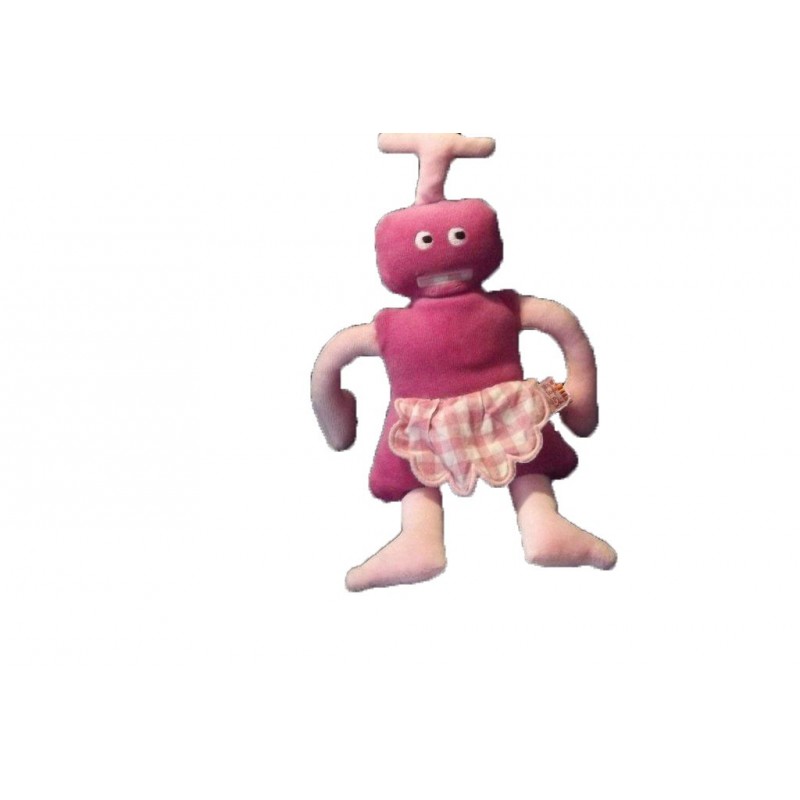 Accueil DPAM doudou DPAM Robot Violet rose tablier carreau Pantin